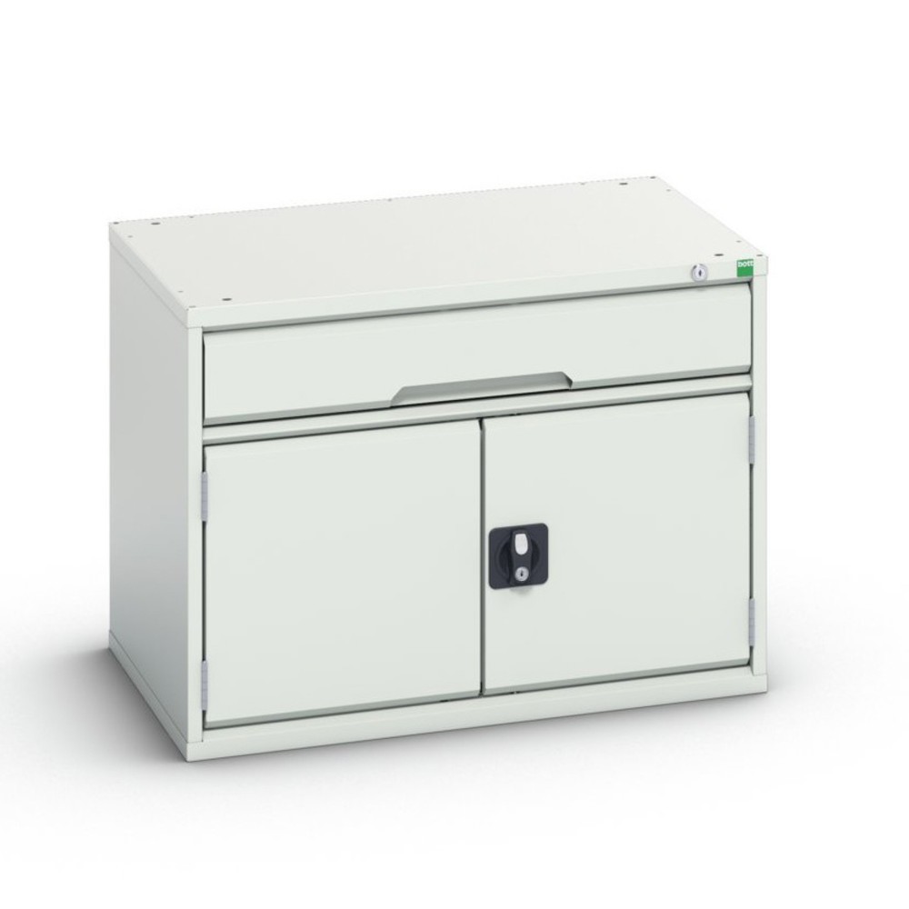 Produktabbildung: bott verso Schubladenschrank mit Flügeltür, mit 1 Schublade und Fachboden, BxTxH: 800 x 550 x 600 mm