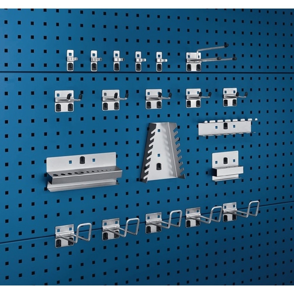 Produktabbildung: bott Werkzeughalter, 10 Haken/5 Halter/5 Klemmen 20-teilig, BxHmm