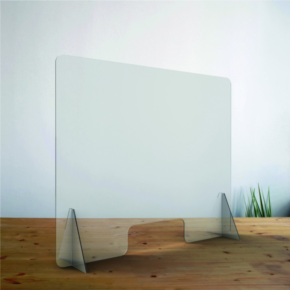 Produktabbildung Nr. 2: Bouclier hygiénique helit « The Guard », acrylique, transparent, Hxl 600 x 600 mm