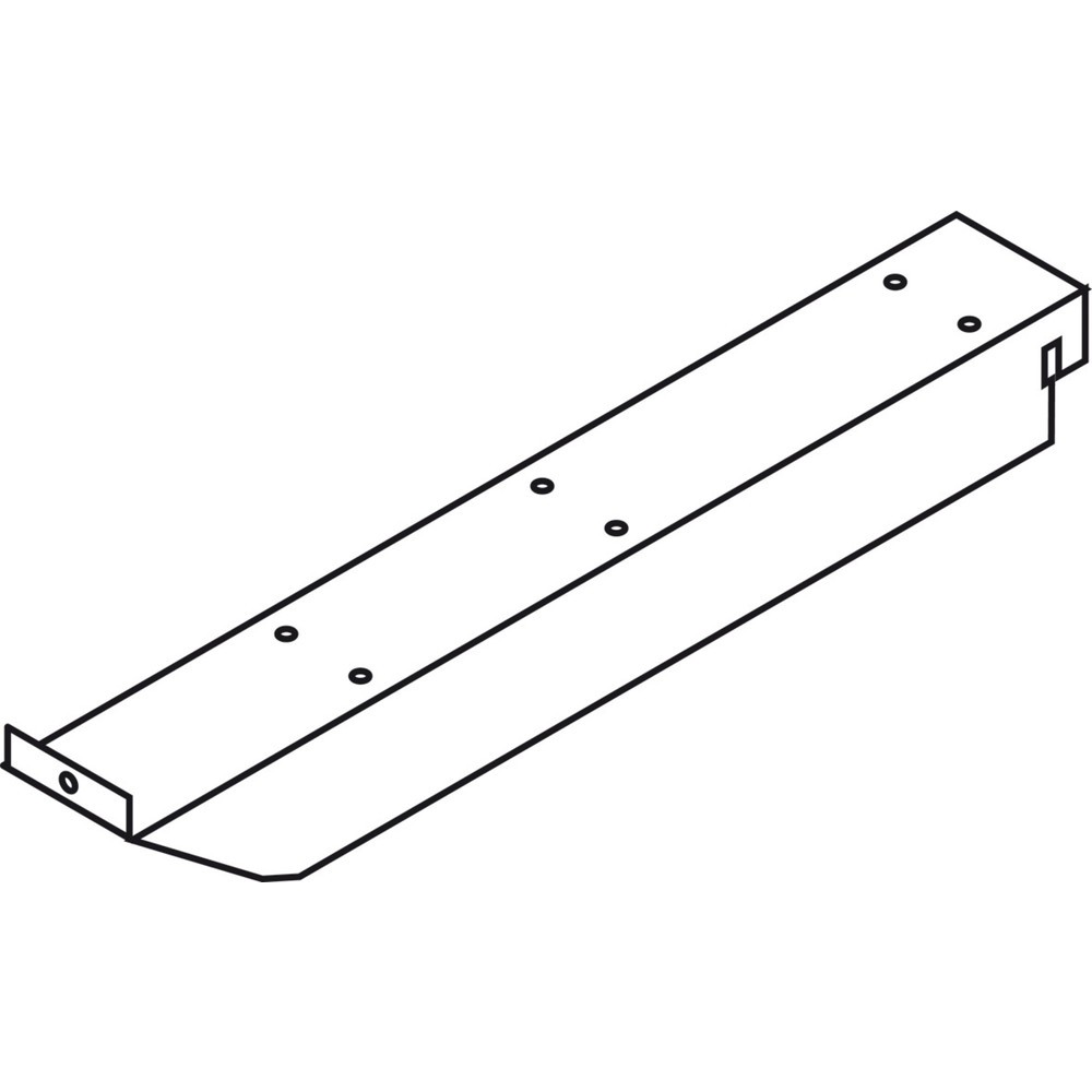 Illustration du produit: Bras cantilever de rayonnage, en tôle d'acier galvanisée, charge admissible jusqu'à 60 kg/bras porteur