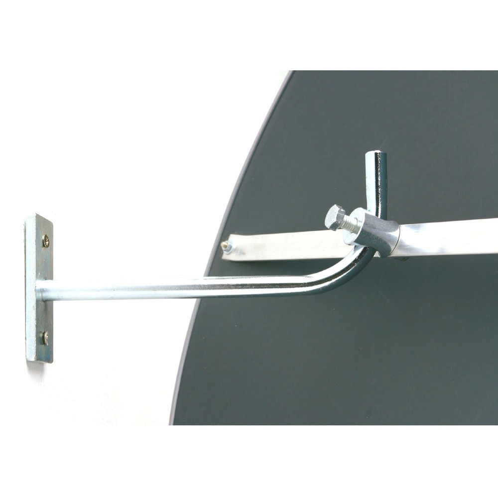 Illustration du produit: Bras mural prolongé pour miroir de surveillance Detektiv, acier, 550 mm
