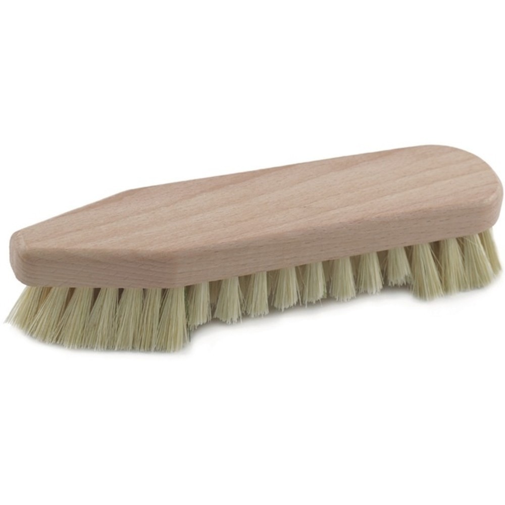Illustration du produit: Brosse à récurer, pointue à l'avant, arrondie à l'arrière, avec poils