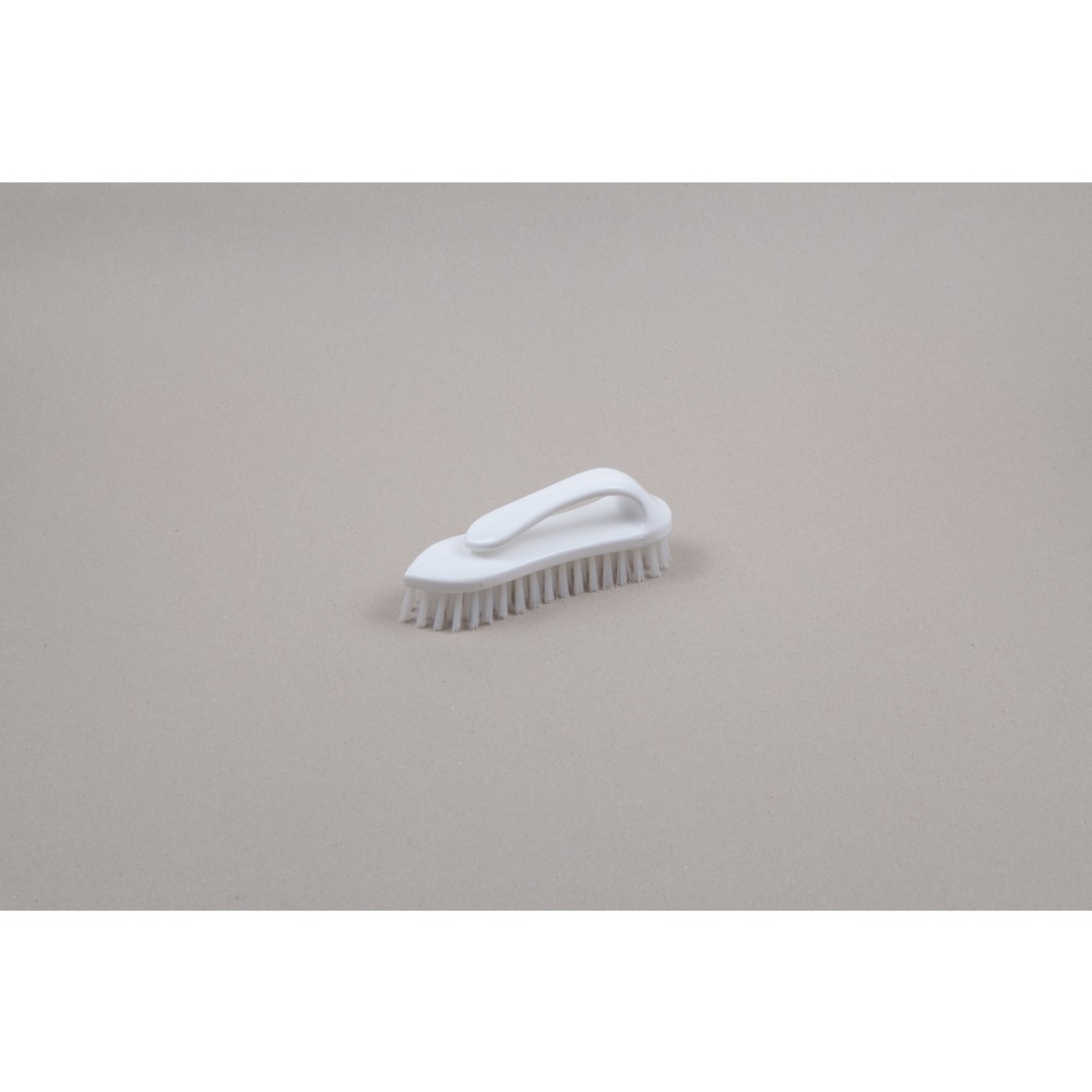 Produktabbildung Nr. 1: Brosse de lavage hygiénique avec arceau, plastique, poils en polyester 0,50, dure, transparent