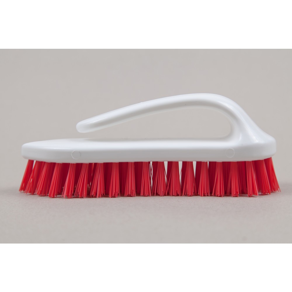 Produktabbildung Nr. 2: Brosse de lavage hygiénique avec arceau, plastique, poils en polyester 0,50, dure, rouge