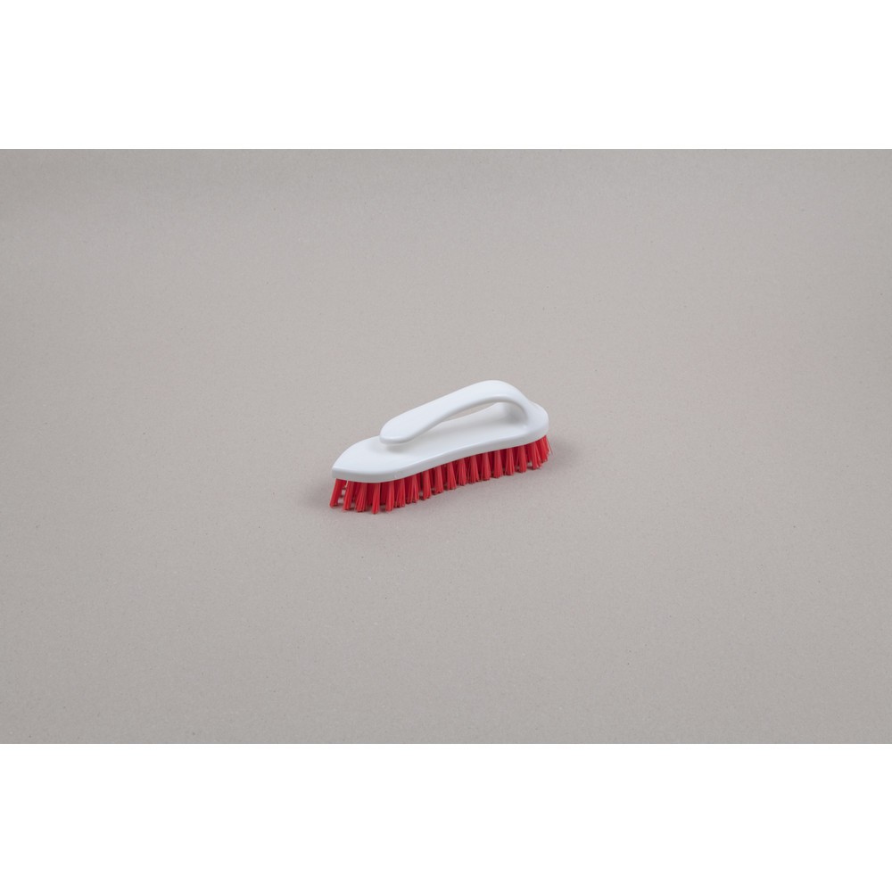 Produktabbildung Nr. 1: Brosse de lavage hygiénique avec arceau, plastique, poils en polyester 0,50, dure, rouge