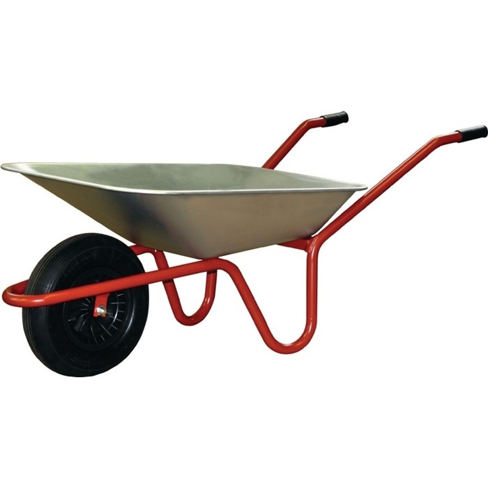 Illustration du produit: Brouette, capacité de charge de 150 kg, 85 l, galvanisée