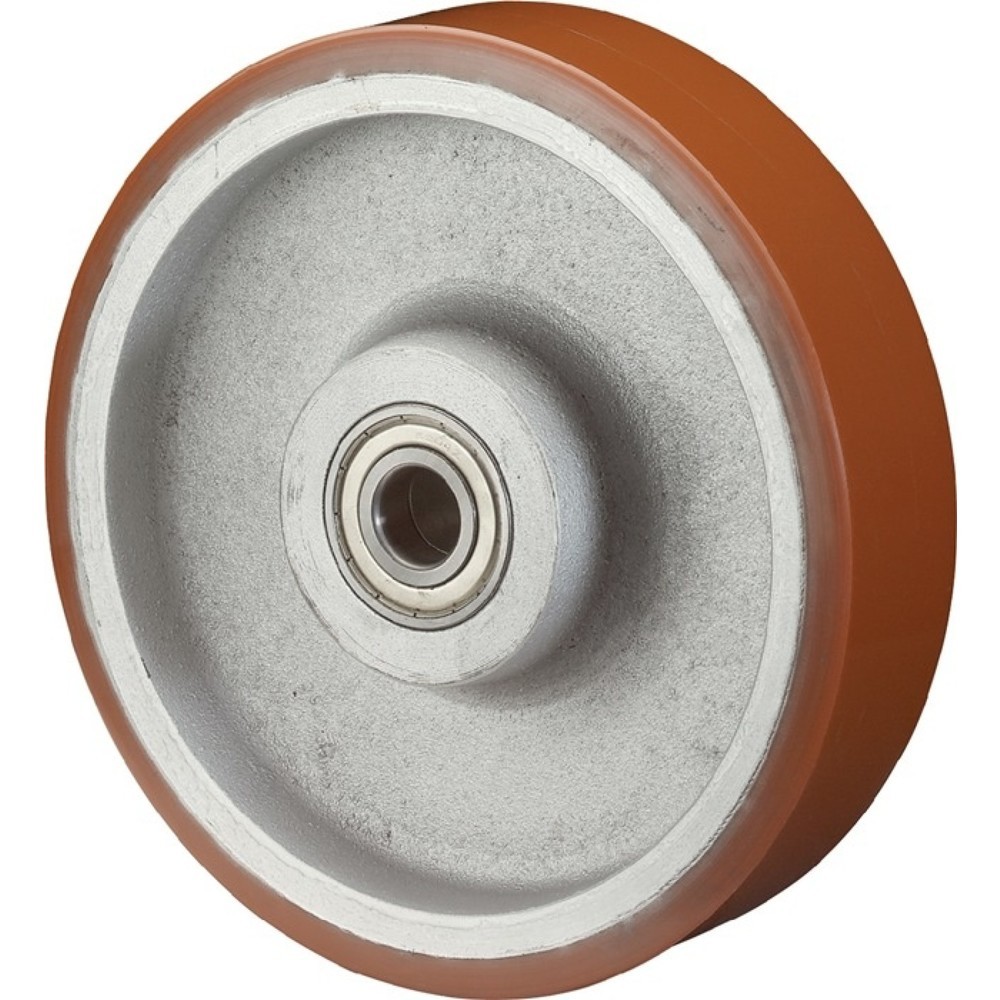 Illustration du produit: BS ROLLEN Roue de rechange, aluminium / fonte, Ø de la roue 150 mm capacité de charge 700 kg, Ø de l'axe 20 mm, longueur du moyeu 50 mm