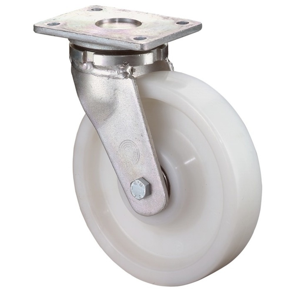 Illustration du produit: BS ROLLEN Roue directrice pour charges lourdes, plastique, roue Ø 150 mm, capacité de charge 800 kg, 138 mm 110 mm