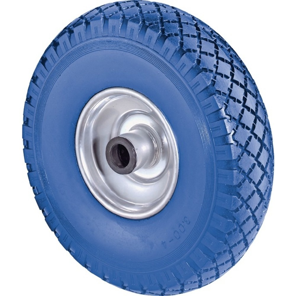Illustration du produit: BS ROLLEN Roue en polyuréthane, increvable, jante en acier, Ø de la roue 260 mm, capacité de charge 160 kg, crampons