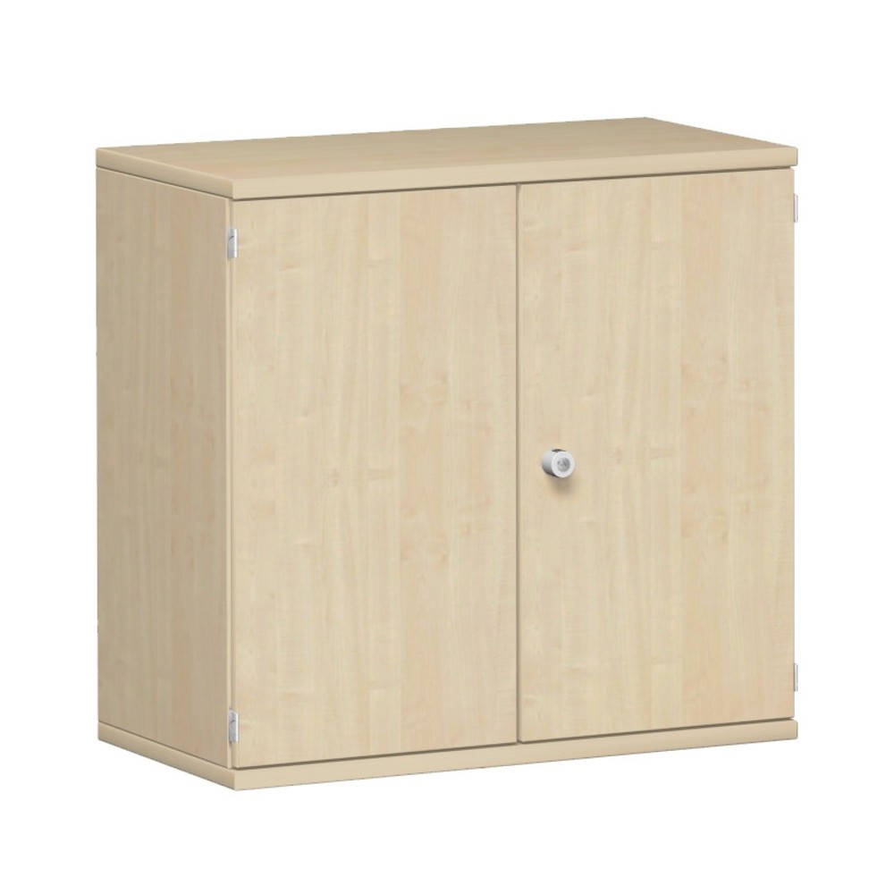 Produktabbildung: Geramöbel Büroschrank Profi, 2 OH, Breite 800 mm, Flügeltür, Ahorn