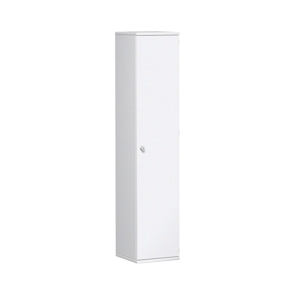 Produktabbildung: Geramöbel Büroschrank Profi, 5 OH, Breite 400 mm, Tür rechts, weiss