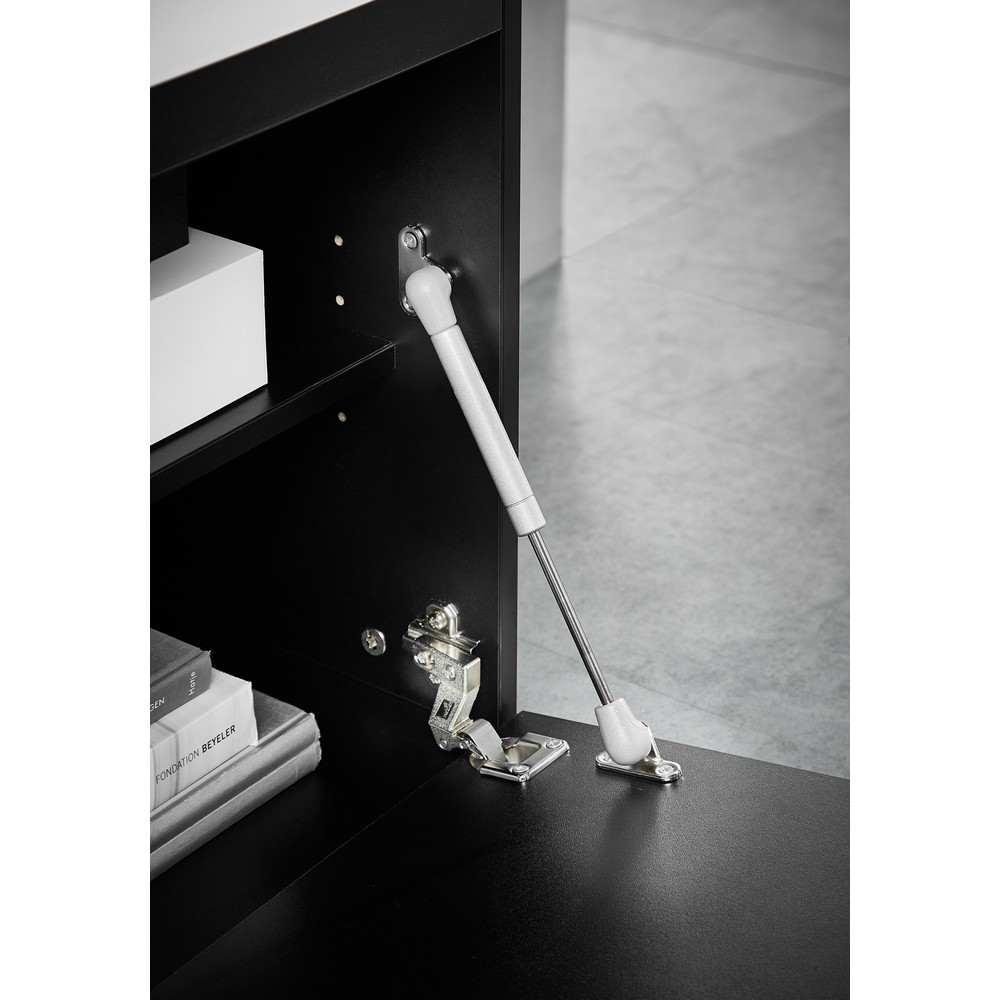 Produktabbildung Nr. 4: Buffet haut IDEEUS, 3 portes battantes (Push to open), 1 tiroir avec fermeture automatique, 1 compartiment basculant, hauteur 1 300 mm, largeur 1 200 mm