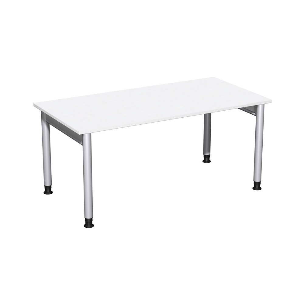 Produktabbildung Nr. 1: Bureau Profi, bâti à 4 pieds, réglable en hauteur, l x P 1 600 x 800 mm, blanc