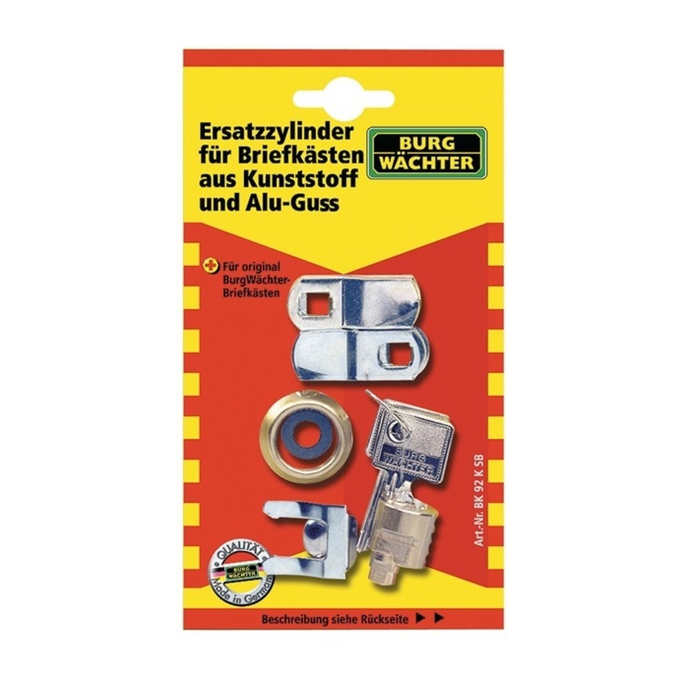 Illustration du produit: BURG-WÄCHTER cylindre de rechange BK 92 M SB, boîtes aux lettres en acier et acier inoxydable