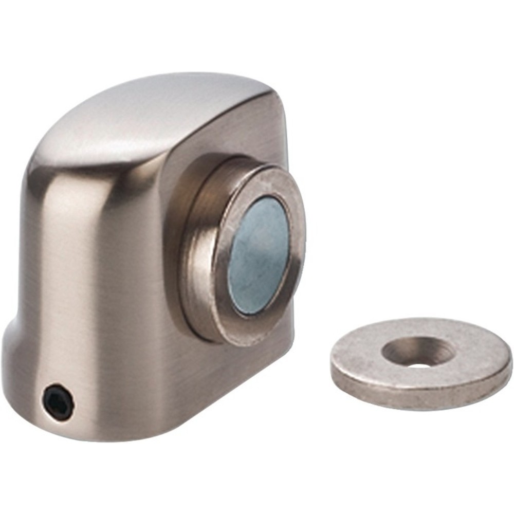 Illustration du produit: BURG-WÄCHTER Magnet-Türpuffer TBM 2430, Leichtmetall Edelstahl-Optik, Höhe 30 mm, Dübelmontage