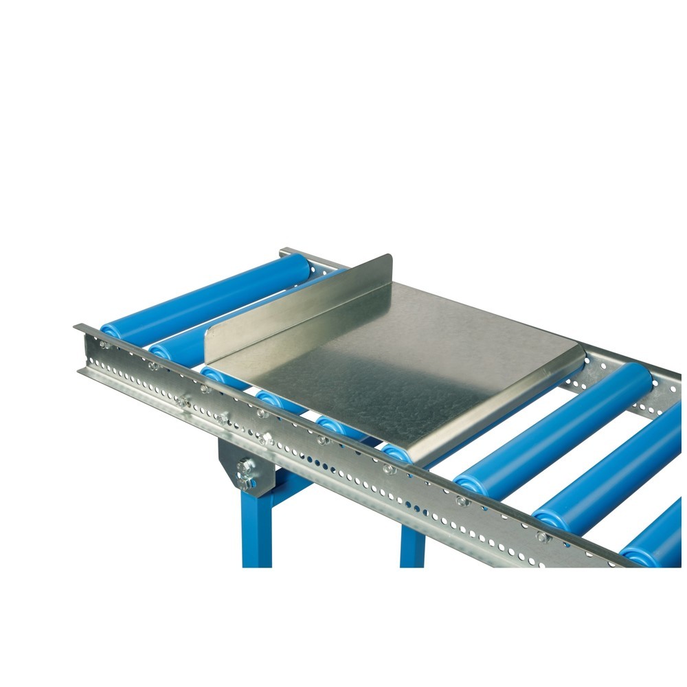 Illustration du produit: Butée terminale pour convoyeur à petits rouleaux ou à rouleaux légers, pouvant être accrochée, largeur de convoyeur 600 mm