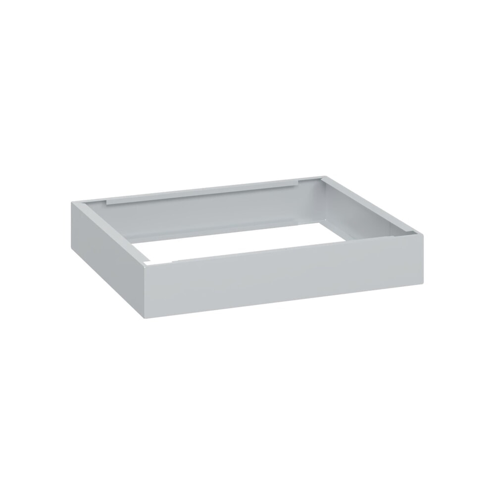 N° de l'image du produit 1 : C+P Kunststoff-Sockel, HxBxT 100 x 600 x 500 mm, lichtgrau