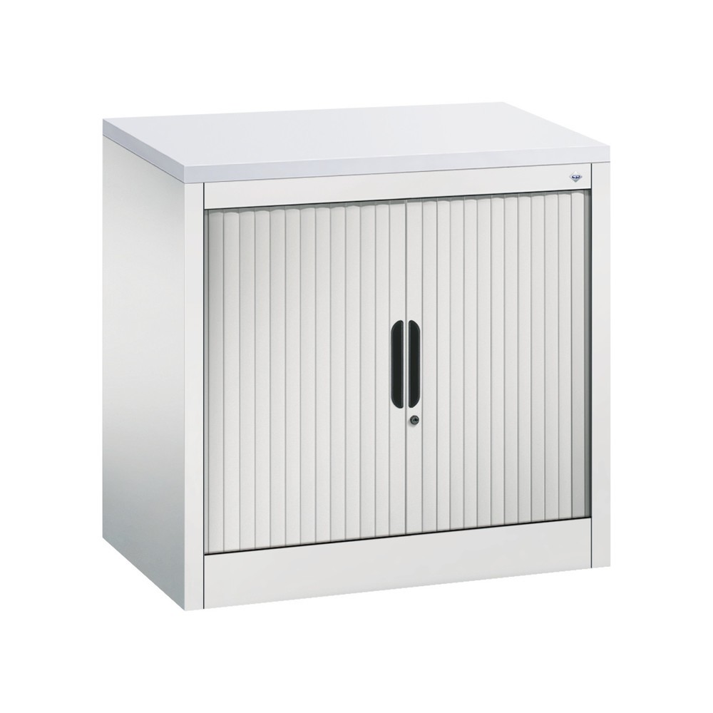 Produktabbildung Nr. 1: C+P Anstell-Querrollenschrank, 1 1/2 OH, Breite 800 mm, lichtgrau, hellgrau