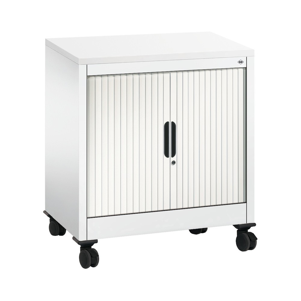 Produktabbildung Nr. 1: C+P Anstell-Querrollenschrank, 1 1/2 OH, Breite 800 mm, reinweiss, weiss