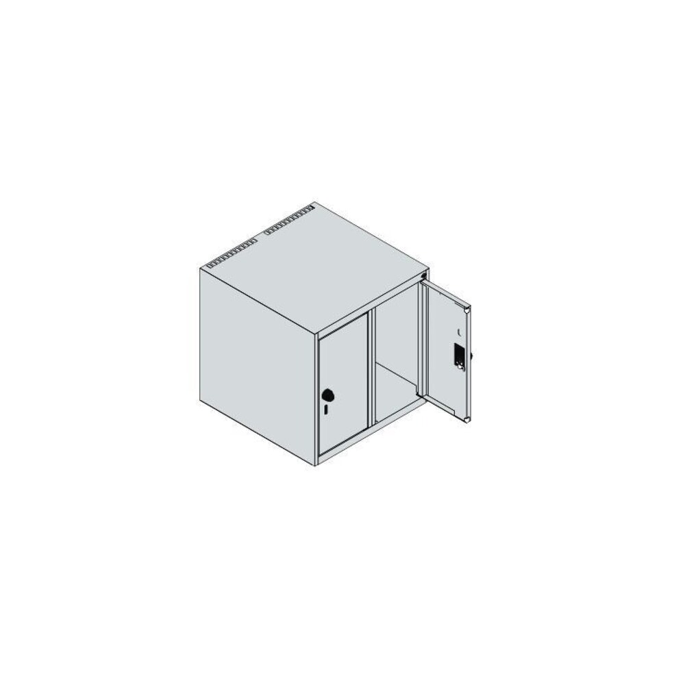 C+P Aufsatzschrank für Kleiderspind Serie Classic PLUS, 2 Abteile Breite 250 mm, lichtgrau, enzianblau, für Vorhängeschloss N° de l'image du produit 8 : C+P Aufsatzschrank für Kleiderspind Serie Classic PLUS, 2 Abteile Breite 250 mm, lichtgrau, enzianblau, für Vorhängeschloss