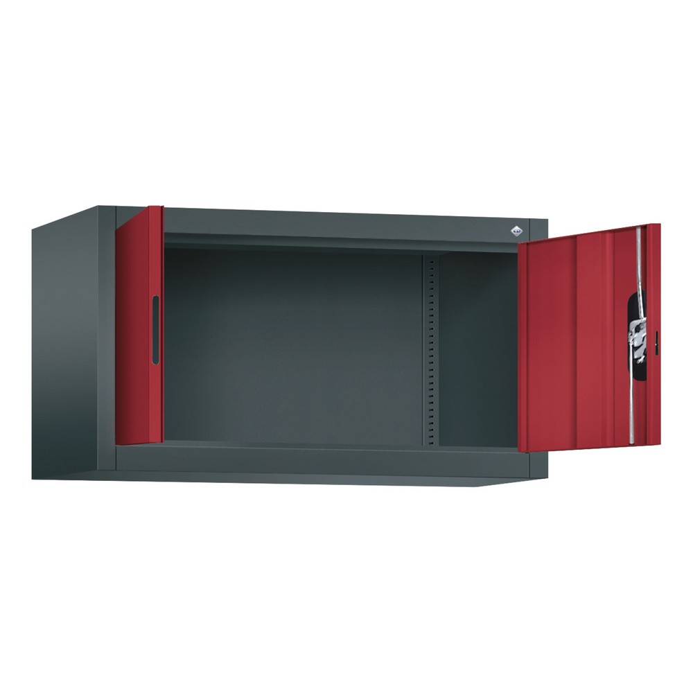 Produktabbildung Nr. 3: C+P Beistellschrank, HxBxT 500 x 930 x 400 mm, anthrazitgrau, rubinrot