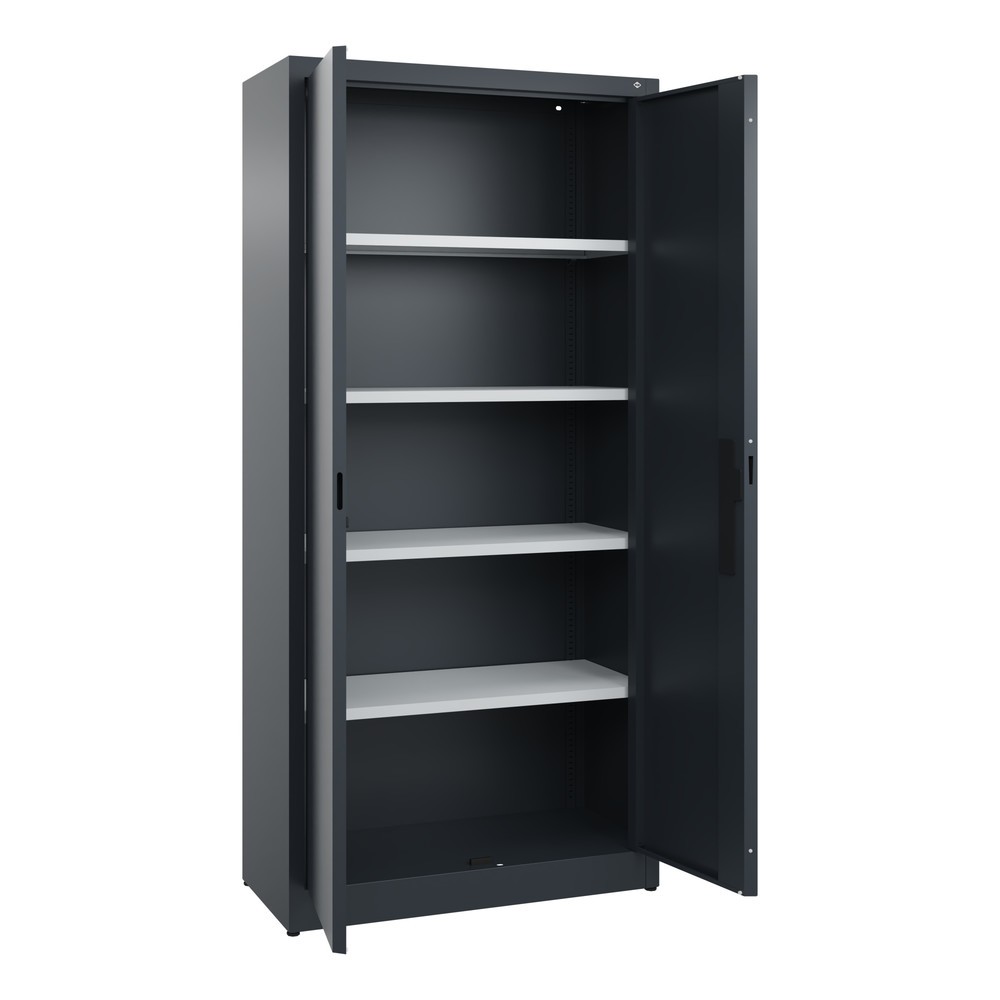 Produktabbildung Nr. 4: C+P Flügeltürenschrank, 5 OH, HxBxT 1.950 x 930 x 400 mm, anthrazitgrau, anthrazitgrau
