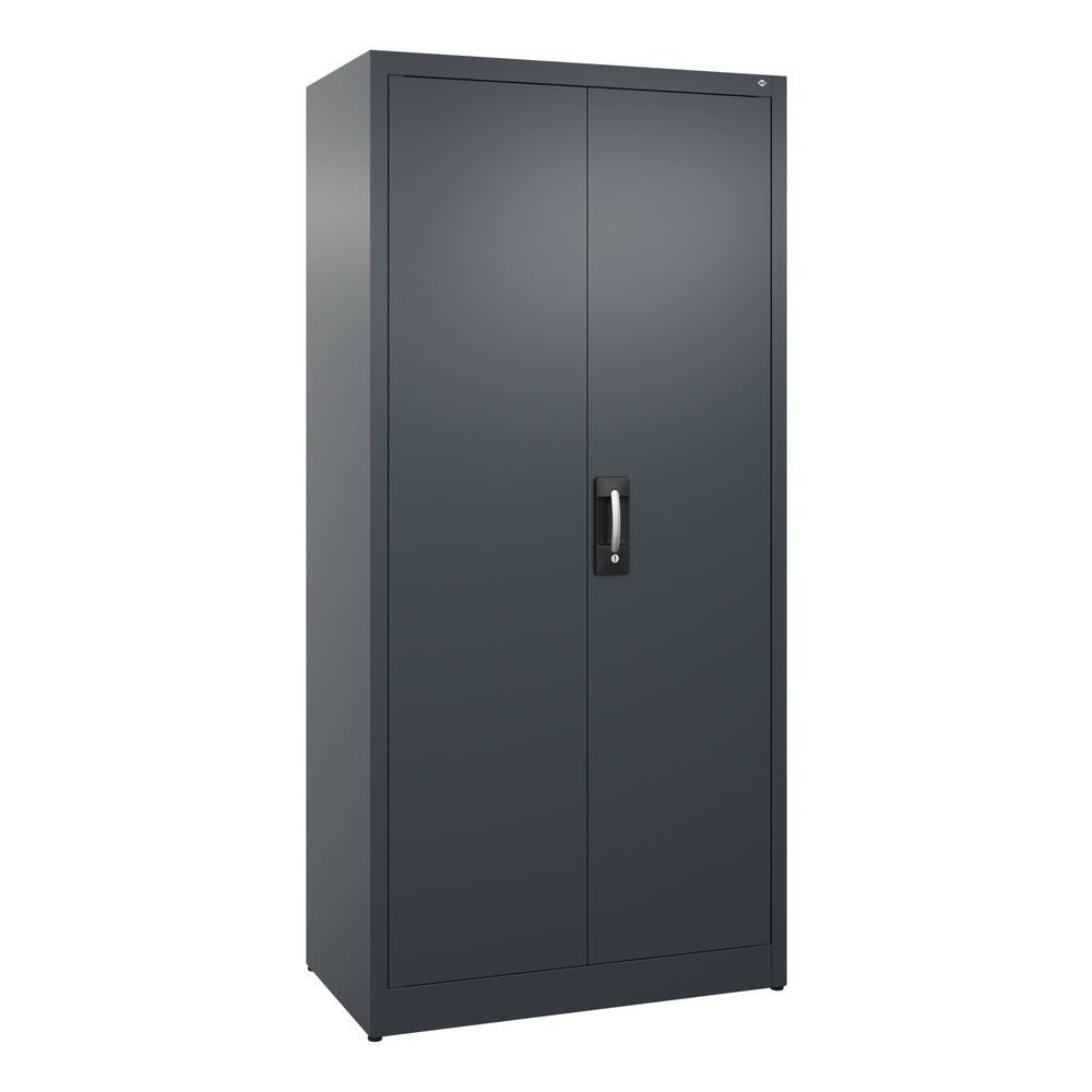Produktabbildung: C+P Flügeltürenschrank, 5 OH, HxBxT 1.950 x 930 x 500 mm, anthrazitgrau, anthrazitgrau