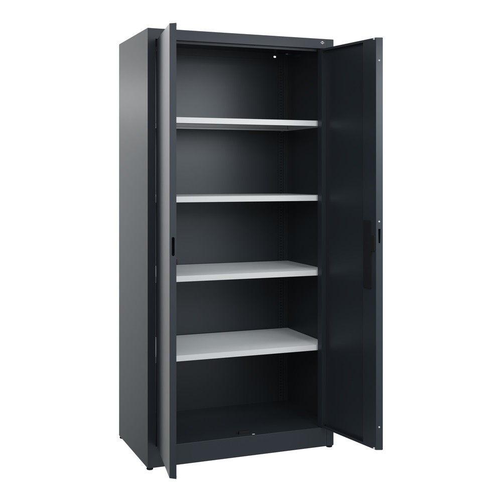 Produktabbildung Nr. 4: C+P Flügeltürenschrank, 5 OH, HxBxT 1.950 x 930 x 500 mm, anthrazitgrau, anthrazitgrau