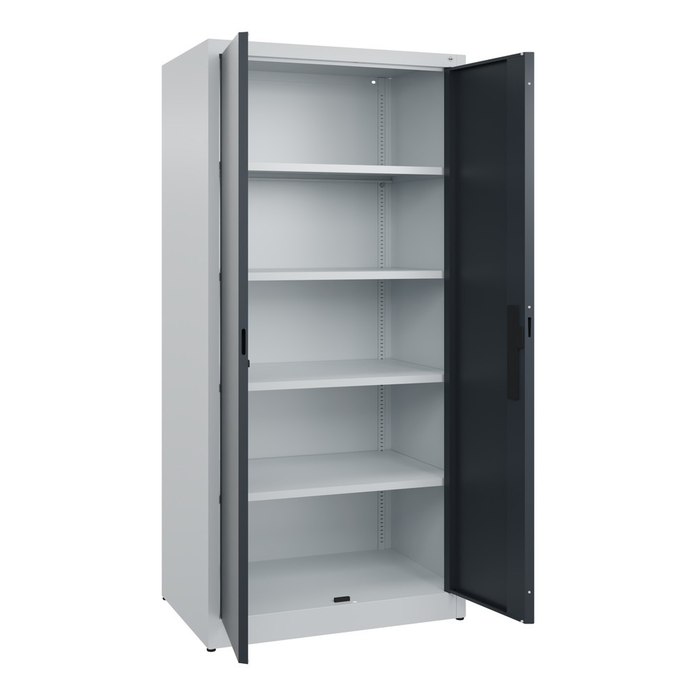 Produktabbildung Nr. 4: C+P Flügeltürenschrank, 5 OH, HxBxT 1.950 x 930 x 600 mm, anthrazitgrau, lichtgrau