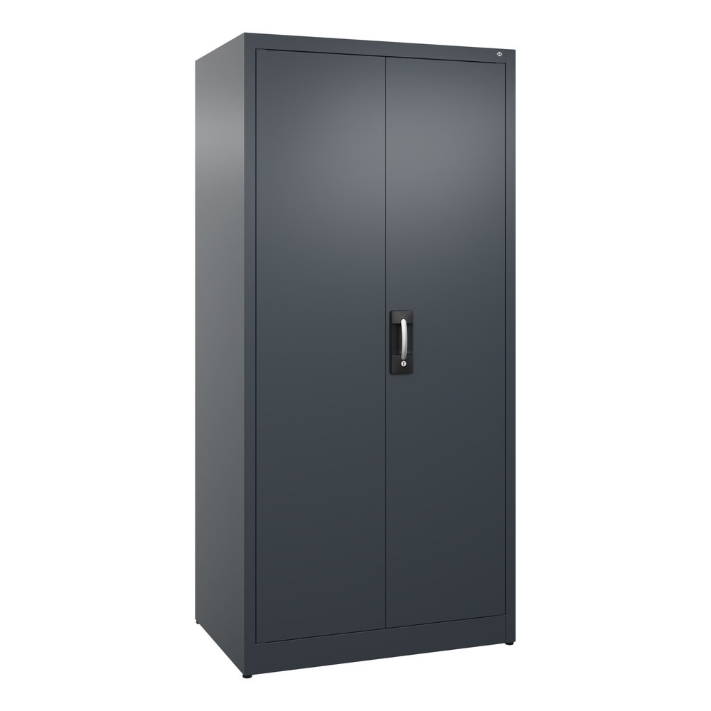 Produktabbildung: C+P Flügeltürenschrank, 5 OH, HxBxT 1.950 x 930 x 600 mm, anthrazitgrau, anthrazitgrau