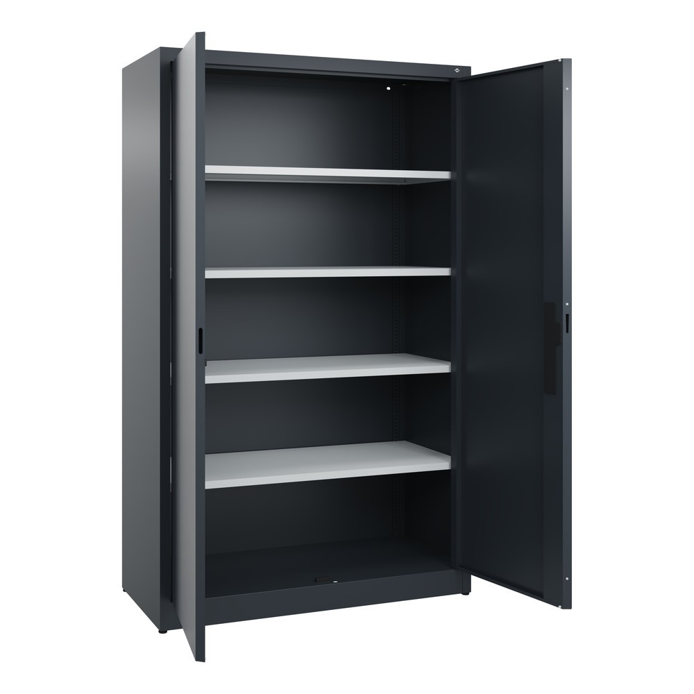Produktabbildung Nr. 4: C+P Flügeltürenschrank, 5 OH, HxBxT 1.950 x 1.200 x 500 mm, anthrazitgrau, anthrazitgrau