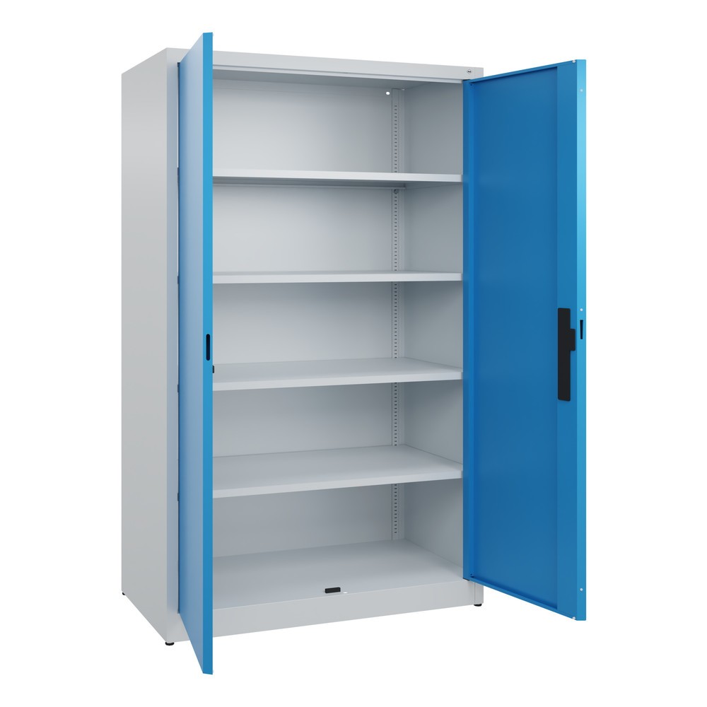Produktabbildung Nr. 4: C+P Flügeltürenschrank, 5 OH, HxBxT 1.950 x 1.200 x 600 mm, lichtgrau, lichtblau