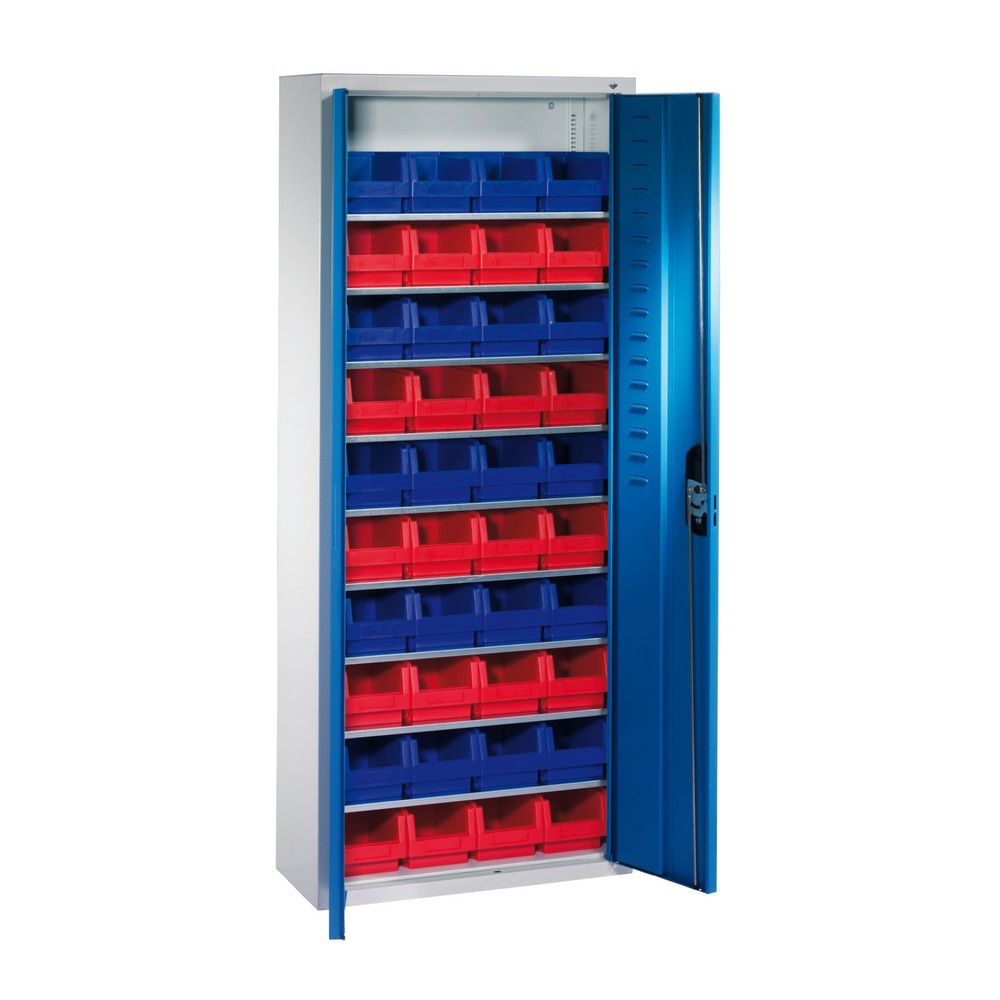 Produktabbildung Nr. 1: C+P Magazinschrank mit Sichtlagerkästen, HxBxT 1.690 x 700 x 300 mm, 40x Grösse 3