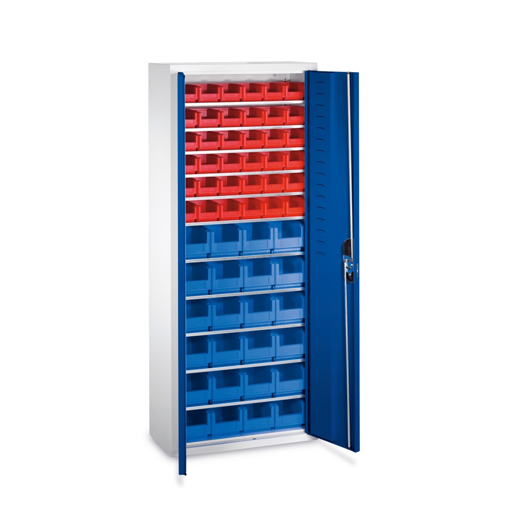 Produktabbildung Nr. 1: C+P Magazinschrank mit Sichtlagerkästen, HxBxT 1.690 x 700 x 300 mm, 36x Grösse 2, 24x Grösse 3