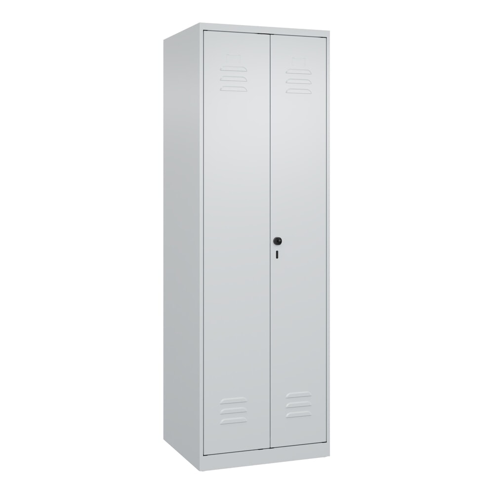 C+P PSA Doppel-Spind Classic PLUS, 2 Abteile, HxBxT 1.850 x 600 x 500 mm, lichtgrau, lichtgrau, für Vorhängeschloss N° de l'image du produit 9 : C+P PSA Doppel-Spind Classic PLUS, 2 Abteile, HxBxT 1.850 x 600 x 500 mm, lichtgrau, lichtgrau, für Vorhängeschloss