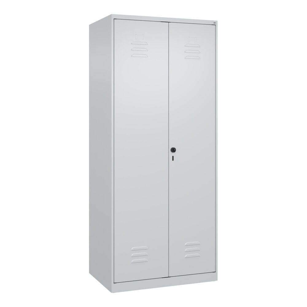 C+P Putzmittel-Spind Classic PLUS, 2 Abteile, HxBxT 1.850 x 800 x 500 mm, lichtgrau, lichtgrau, für Vorhängeschloss N° de l'image du produit 9 : C+P Putzmittel-Spind Classic PLUS, 2 Abteile, HxBxT 1.850 x 800 x 500 mm, lichtgrau, lichtgrau, für Vorhängeschloss