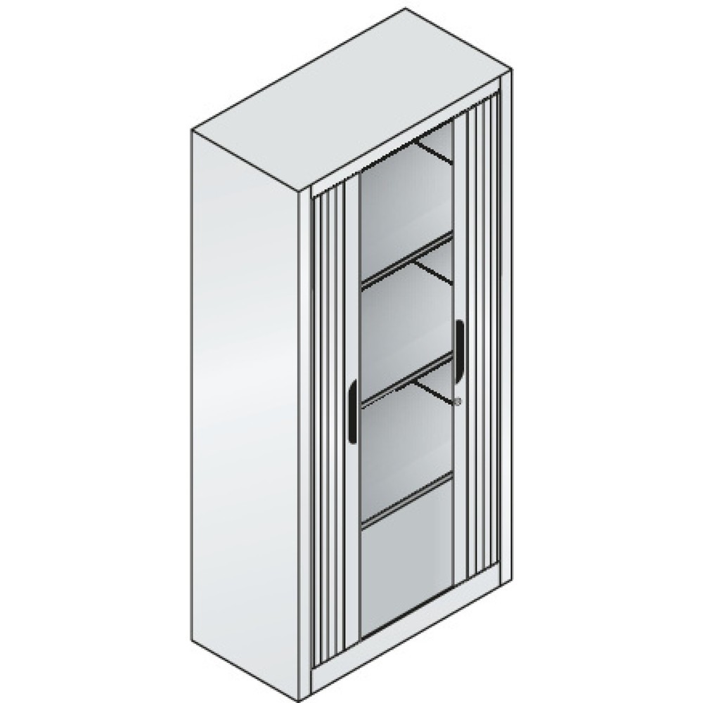 Produktabbildung Nr. 3: C+P Rollladenschrank, 4 OH, Breite 800 mm, reinweiss