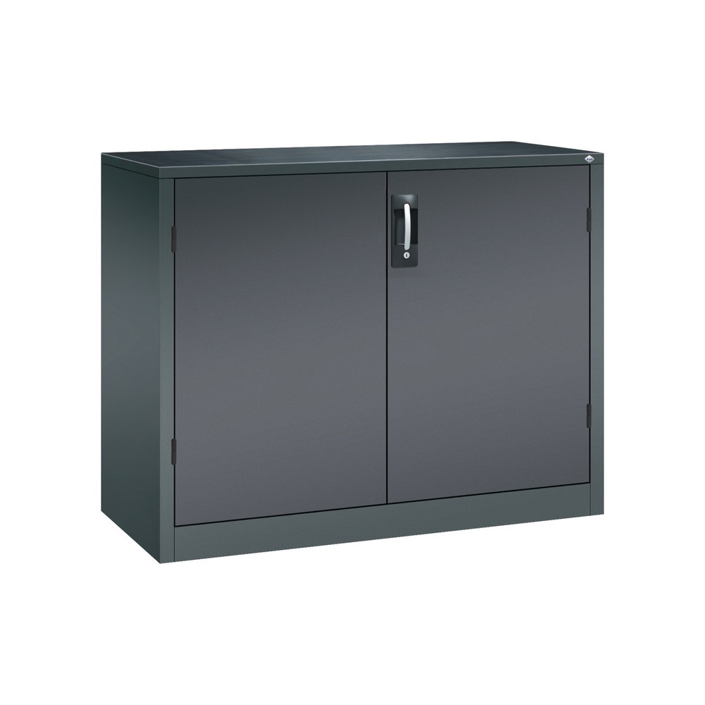 Produktabbildung Nr. 1: C+P Schwerlastschrank mit 1 Fachboden, HxBxT 1.000 x 1.200 x 500 mm, anthrazitgrau, schwarzgrau