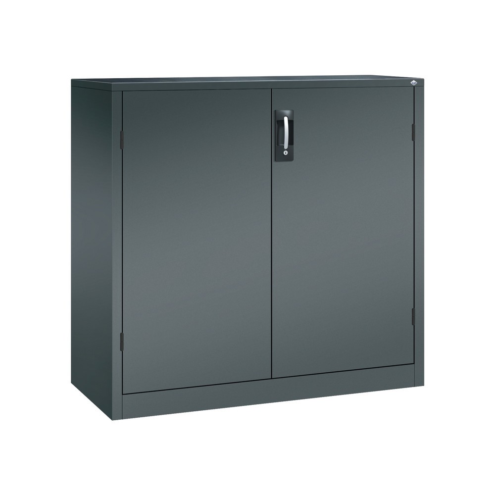 Produktabbildung Nr. 1: C+P Schwerlastschrank mit 2 Fachböden, HxBxT 1.200 x 1.200 x 500 mm, anthrazitgrau, anthrazitgrau