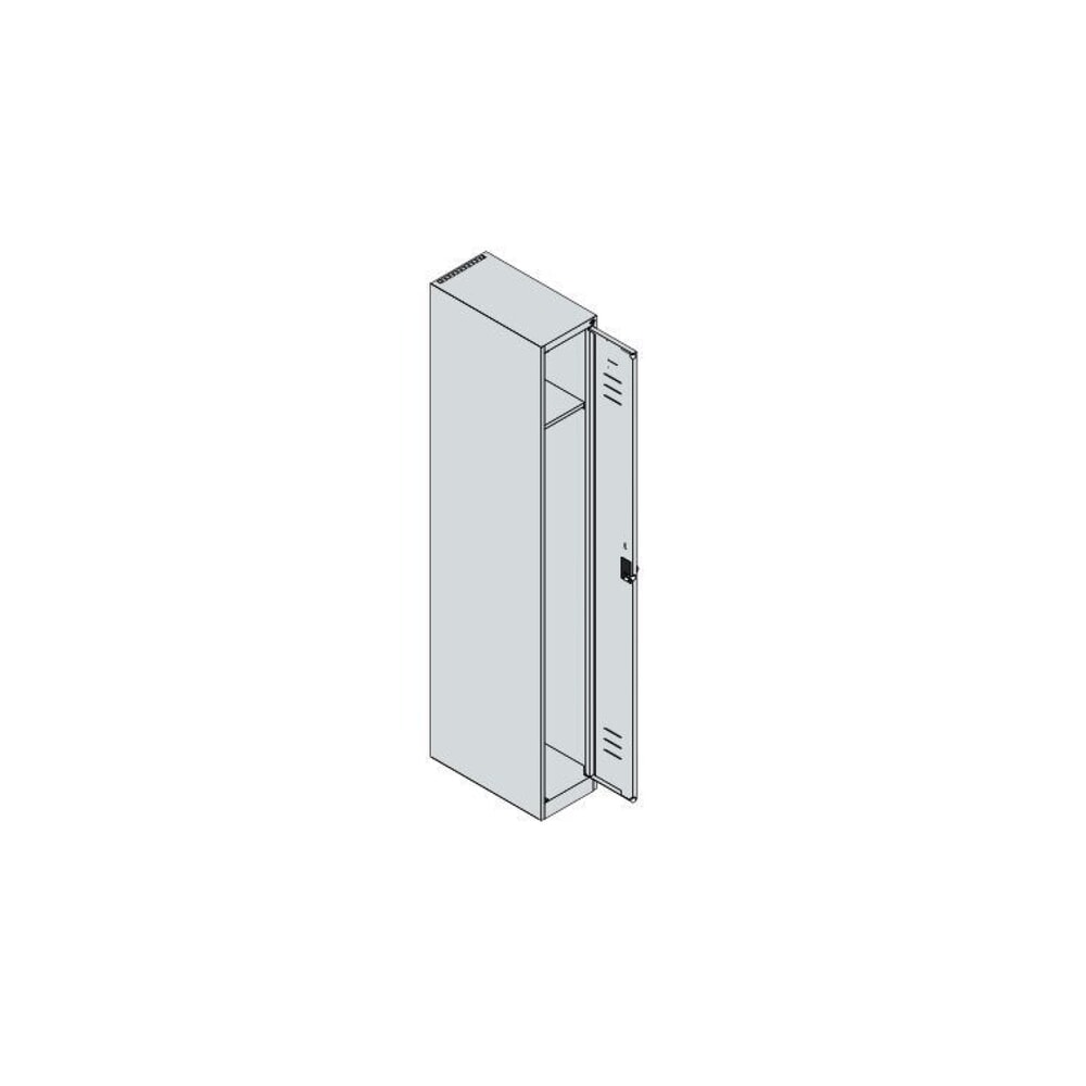 Produktabbildung Nr. 7: C+P Spind Classic PLUS, 1 Abteil, HxBxT 1.850 x 250 x 500 mm, anthrazitgrau, anthrazitgrau, für Vorhängeschloss, ohne Mitteltrennwand