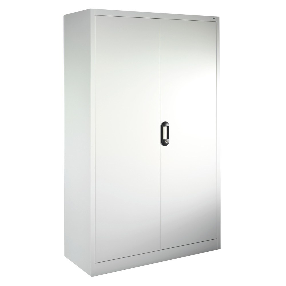 Produktabbildung Nr. 8: C+P Werkstatt-Flügeltürschrank mit 4 Fachböden, HxBxT 1.950 x  1.200 x 400 mm, lichtgrau, lichtblau