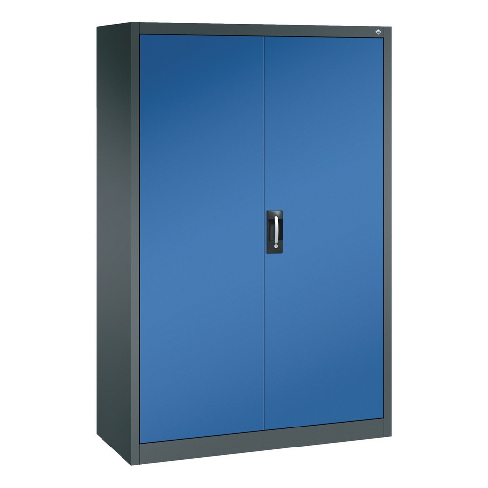 Produktabbildung: C+P Werkzeugschrank, Schubladen 4x86 + 2x174 mm, 6 Böden, Breite 1.200 mm, anthrazitgrau, enzianblau