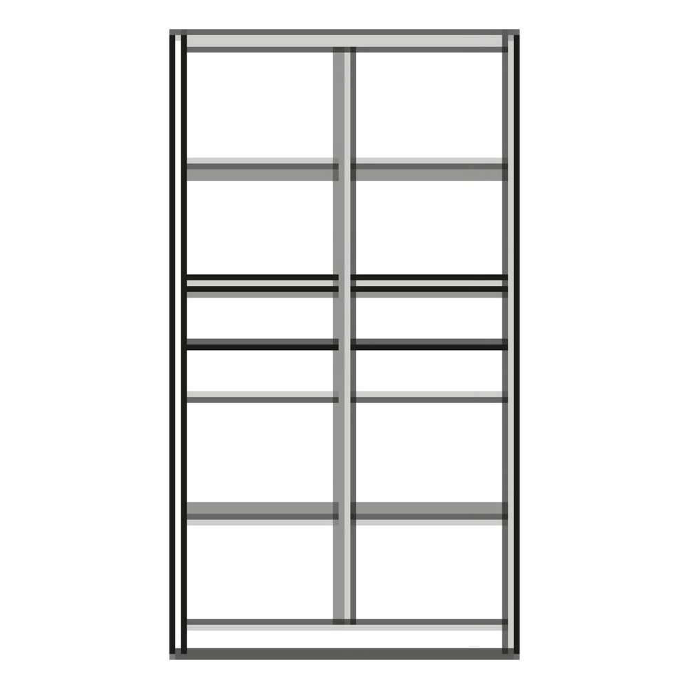 Produktabbildung Nr. 7: C+P Werkzeugschrank, Schubladen 4x174 mm, 6 Böden, Breite 1.200 mm, anthrazitgrau, rubinrot