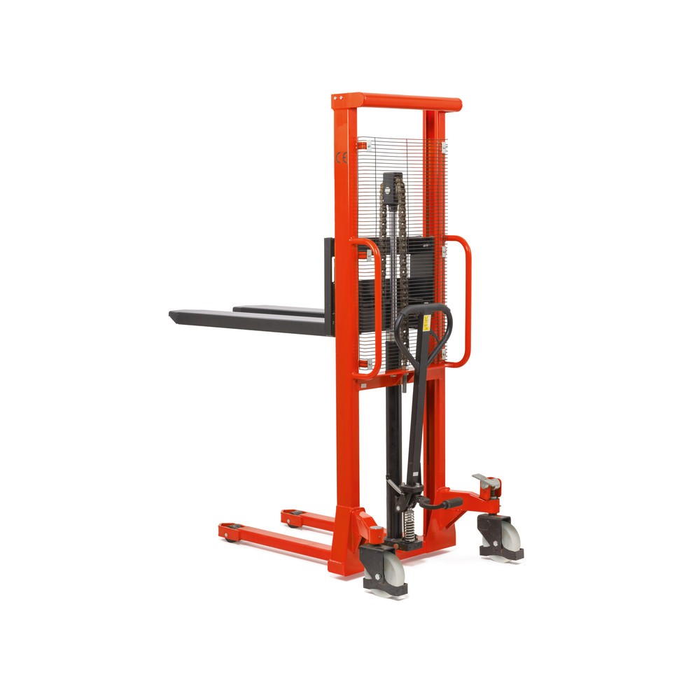 Produktabbildung: Hydraulik-Stapler BASIC PSM 1.0 mit Einfach-Mast, Hubhöhe 1.600 mm, Tragfähigkeit 1.000 kg