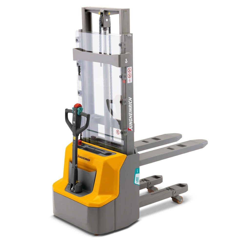 Produktabbildung: Jungheinrich Elektro-Hochhubwagen AMC 12z ZT, Zweifach-Teleskop-Hubgerüst, Hubhöhe 2.986 mm, Tragfähigkeit 1.200 kg