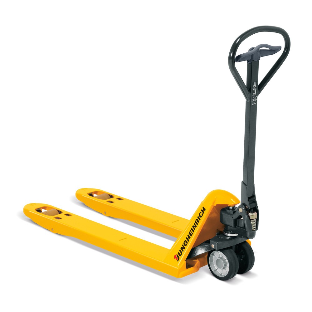 Produktabbildung Nr. 1: Jungheinrich Handhubwagen AM 22 mit Schnellhub, Tragfähigkeit 2.200 kg, Gabellänge 1.150 mm, Vollgummi/Polyurethan, Tandemrollen