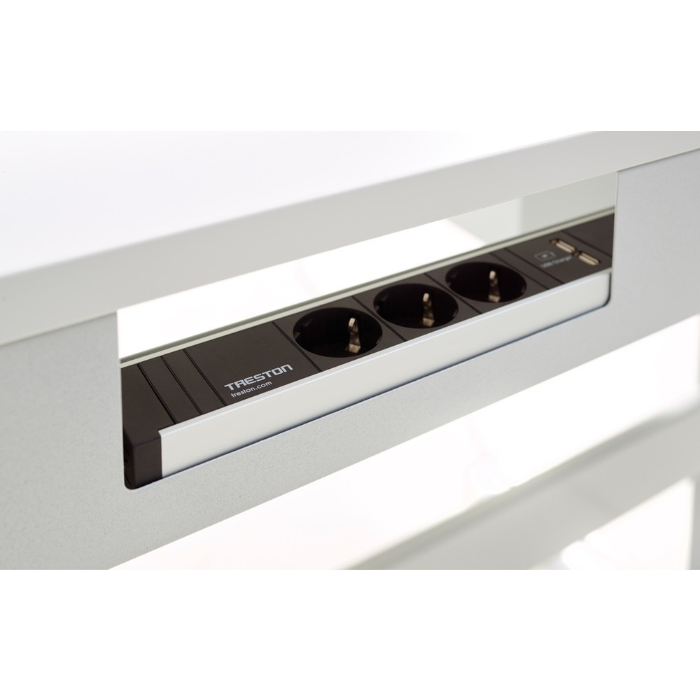 Produktabbildung Nr. 2: Cache câbles pour table de travail TRESTON TED, HxlxP 100 x 800 x 62 mm