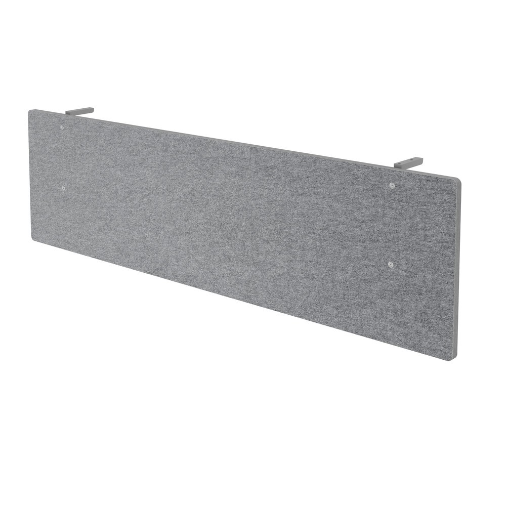N° de l'image du produit 1 : Cloison Hammerbacher, panneau acoustique pour table en 180, gris