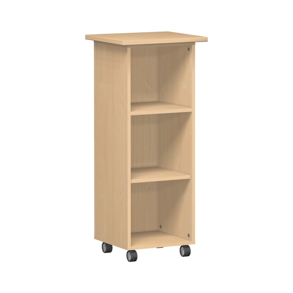 Illustration du produit: Caddy, 3 hauteurs de classeurs, hêtre
