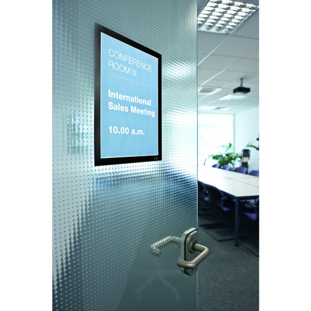 Produktabbildung Nr. 6: Cadre d’information DURABLE DURAFRAME®, autocollant, DIN A4, noir